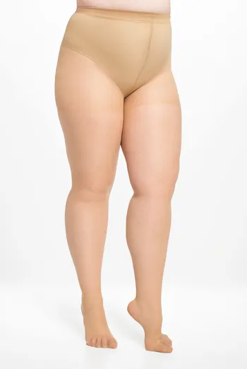 Классические колготки с поддерживающими шортиками POSITIVE STYLE 20 Giulia (daino), бежевый