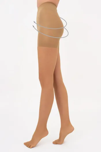 Женские классические корректирующие колготки Slim 20 den Giulia (visone), бежевый Женские классические корректирующие колготки Slim 20 den Giulia (visone), бежевый