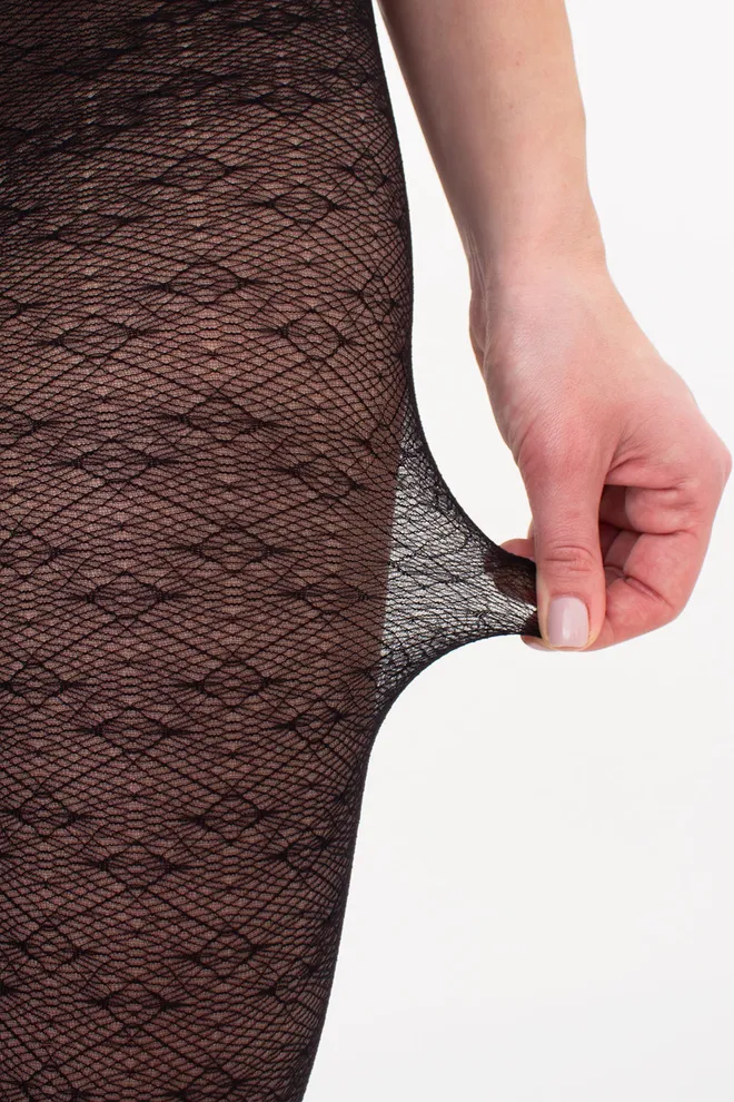 Колготки с ажурным рисунком TISSUE 20 (2) Giulia (nero), черный