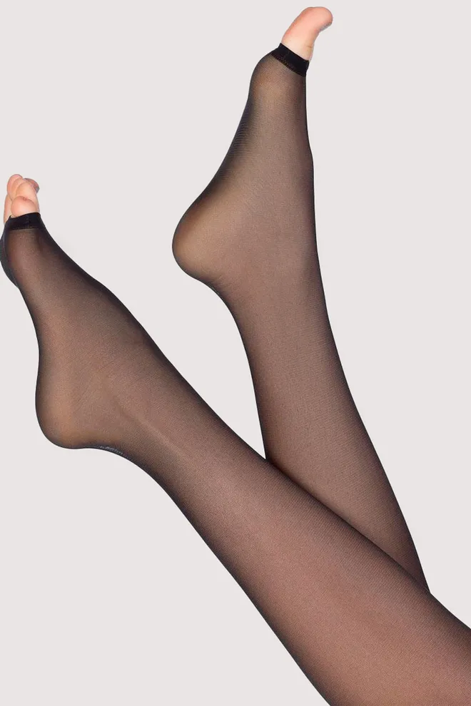 Классические колготки с открытым носком TOE 15 Giulia (nero), черный