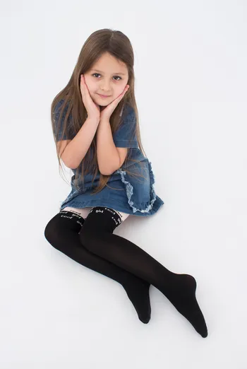 Детские колготки с имитацией ботфорт Janis 80 den model 2 Giulia (panna) Детские колготки с имитацией ботфорт Janis 80 den model 2 Giulia (panna)