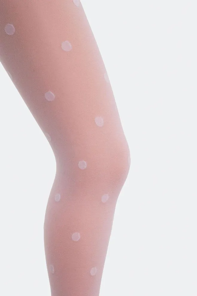 Детские колготки в горох Milana 40 den model 6 Giulia (bianco (1))