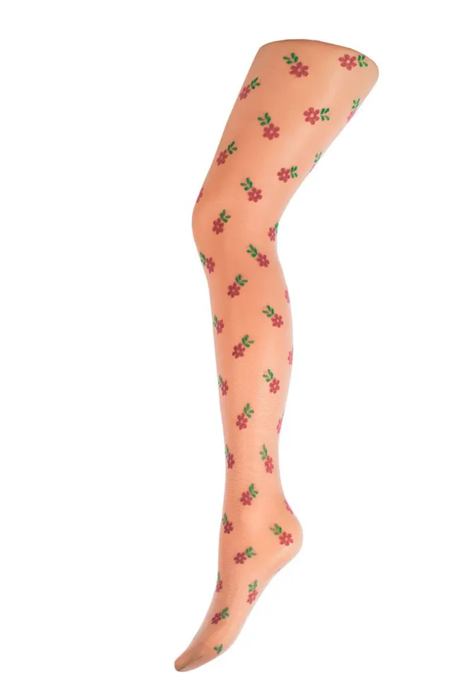 Детские колготки с цветочками Alana 20 den model 2 Giulia (glace)