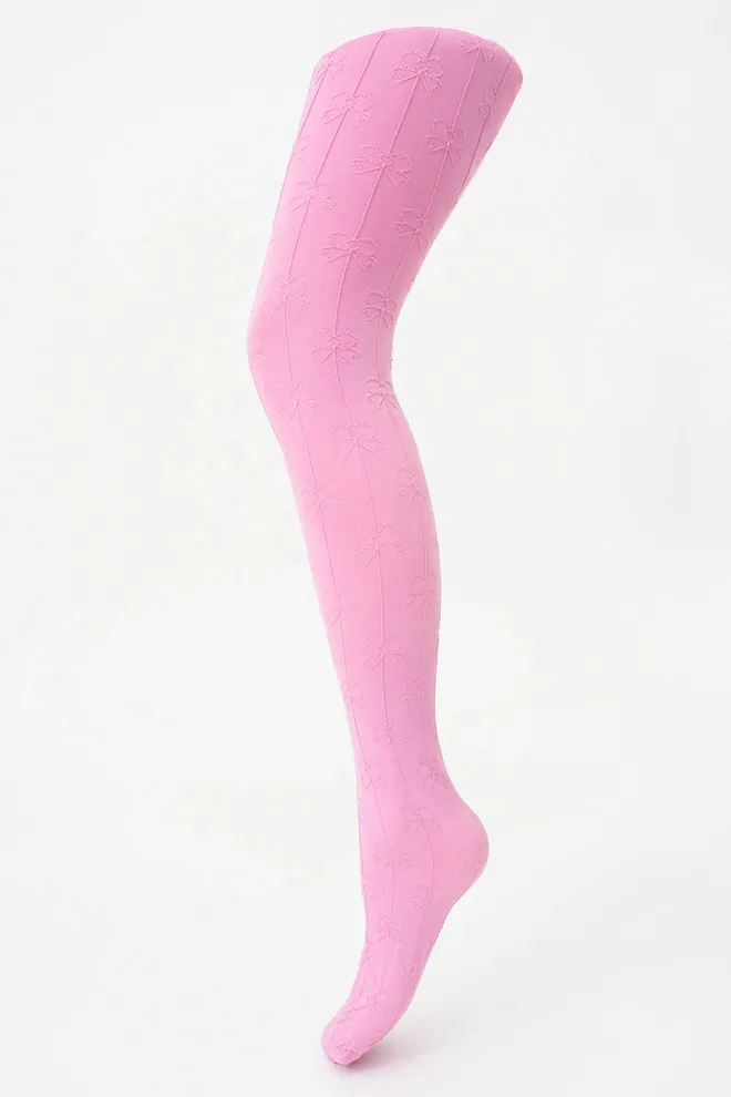 Детские колготки с бантиками HOLLY SHINE 80 (1) Giulia (sweet lilac), розовый