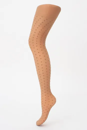 Колготки детские в горошек LOLA 20 (3) Giulia (glace), бежевый Колготки детские в горошек LOLA 20 (3) Giulia (glace), бежевый