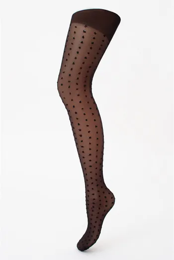 Колготки детские в горошек LOLA 20 (3) Giulia (nero), черный Колготки детские в горошек LOLA 20 (3) Giulia (nero), черный