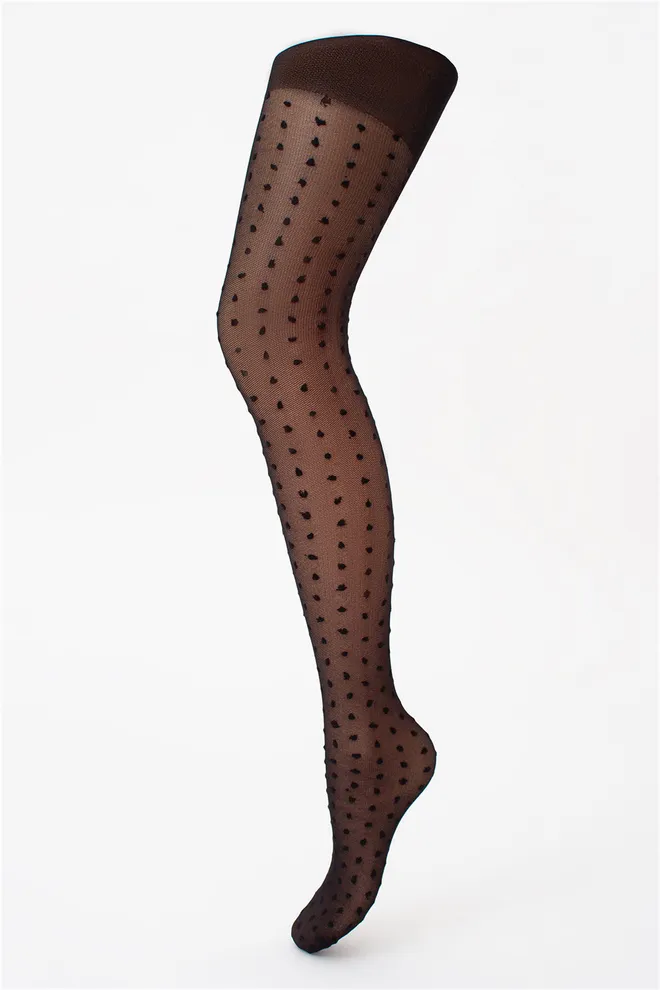 Колготки детские в горошек LOLA 20 (3) Giulia (nero), черный