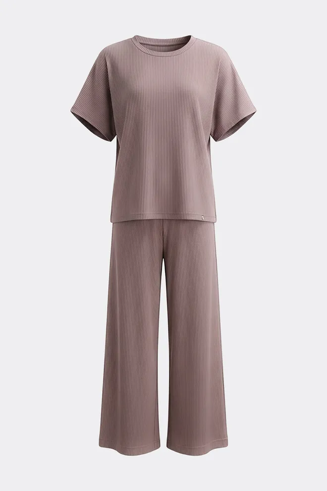 Комплект в рубчик LIGHT ESSENTIAL 5126/320 Giulia (dusty brown), коричневый