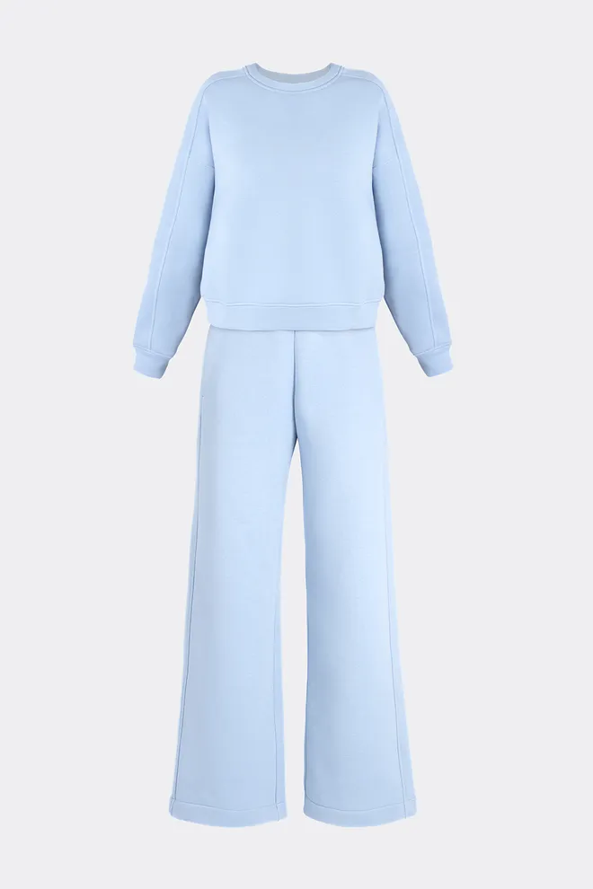 Женский комплект свитшот и штаны SPORT STYLE 5817/170 Giulia (whispy blue), синий