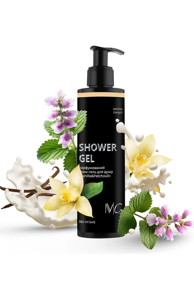 Крем-гель парфюмированный для душа «Vanilla & Patchouli» MG, 350 мл