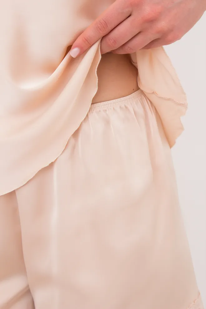 Пижама женская с шортами HELENA 6007/051 Giulia (naturale), бежевый