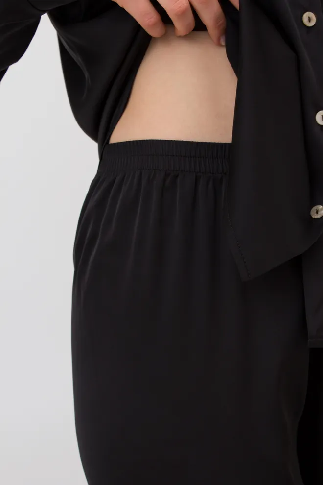 Шелковая пижама HELENA 5508/050 Giulia (black), черный