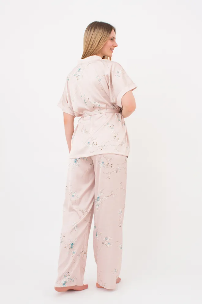 Жіночий комплект жакет та штани SAKURA 5603/050 Giulia (beige), бежевий