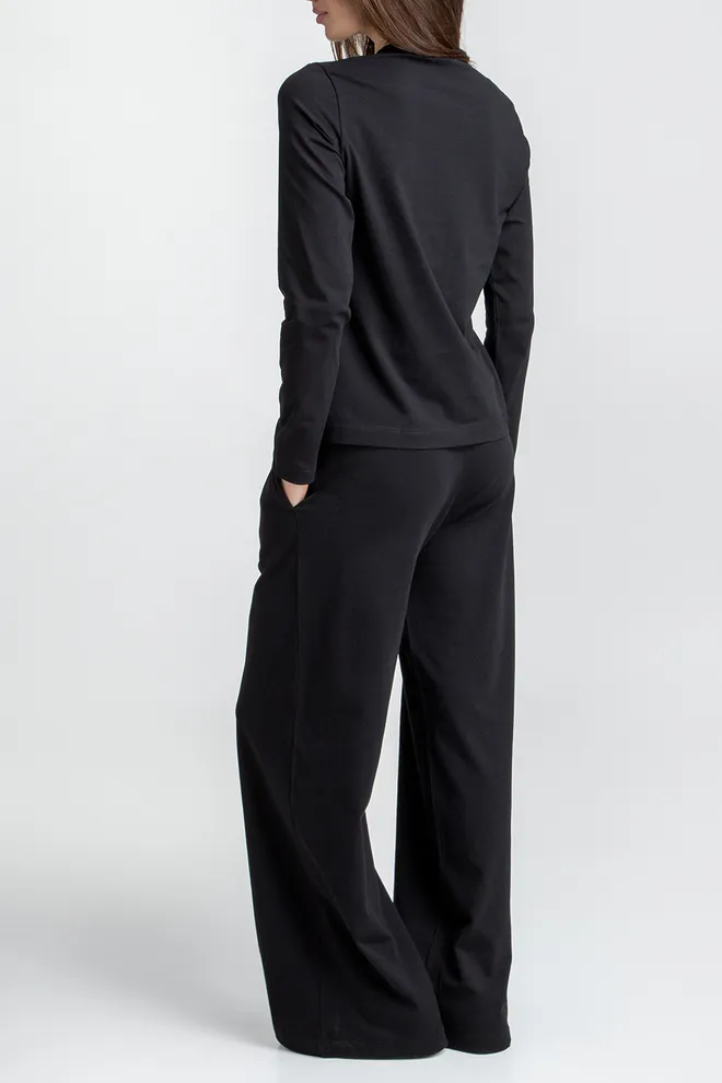 Хлопковый комплект EASY 5347/010 Giulia (black), черный