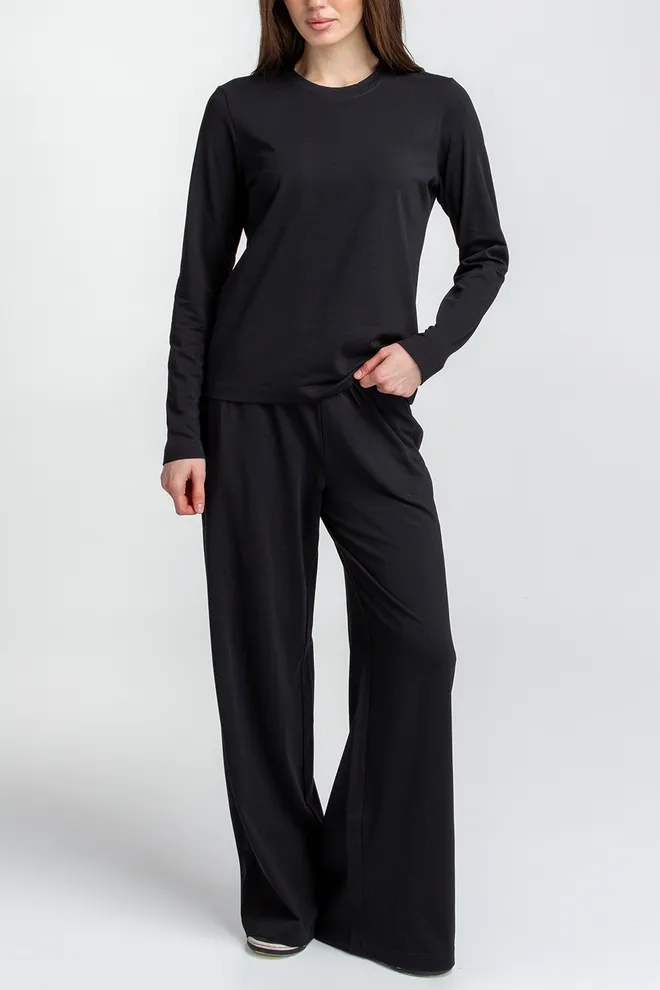 Хлопковый комплект EASY 5347/010 Giulia (black), черный