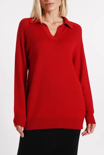 Джемпер поло FREYJA KNT 4422/230 Giulia (red), красный