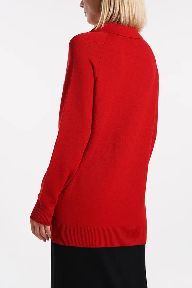 Джемпер поло FREYJA KNT 4422/230 Giulia (red), красный
