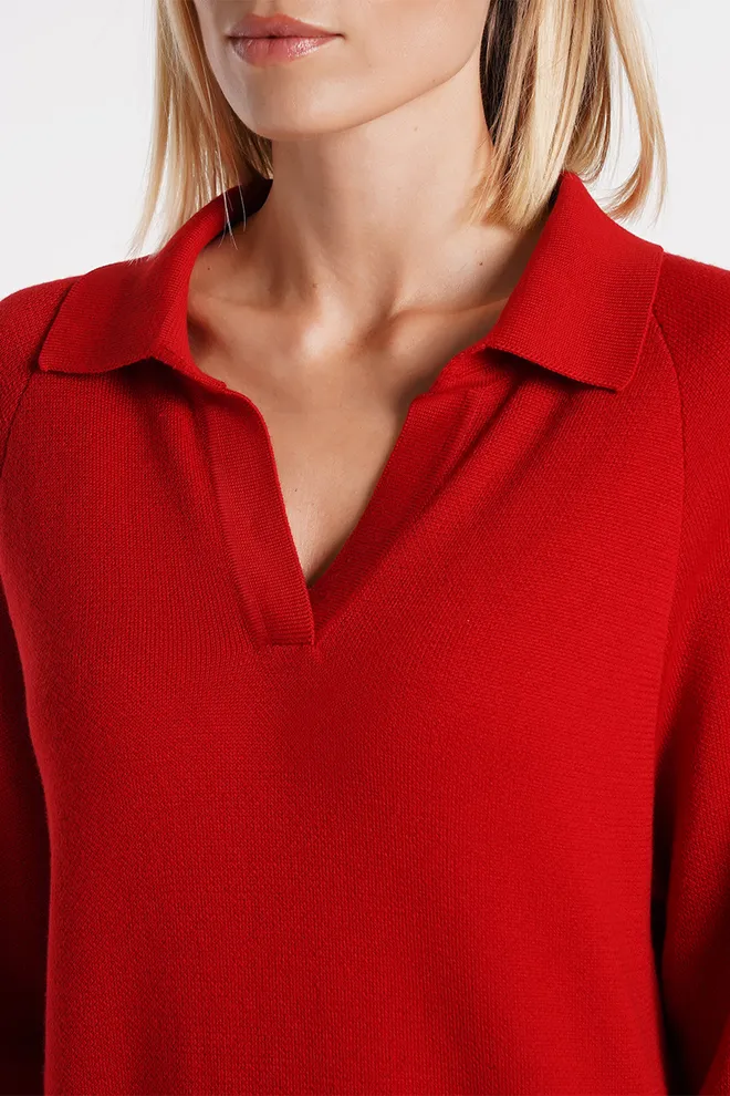 Джемпер поло FREYJA KNT 4422/230 Giulia (red), красный
