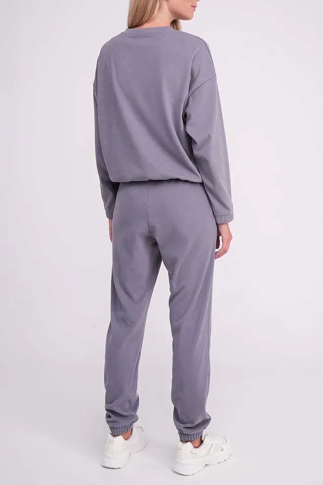 Флисовый комплект (свитшот и штаны) FLEECE FLOW 5812/210 Giulia (grey), серый