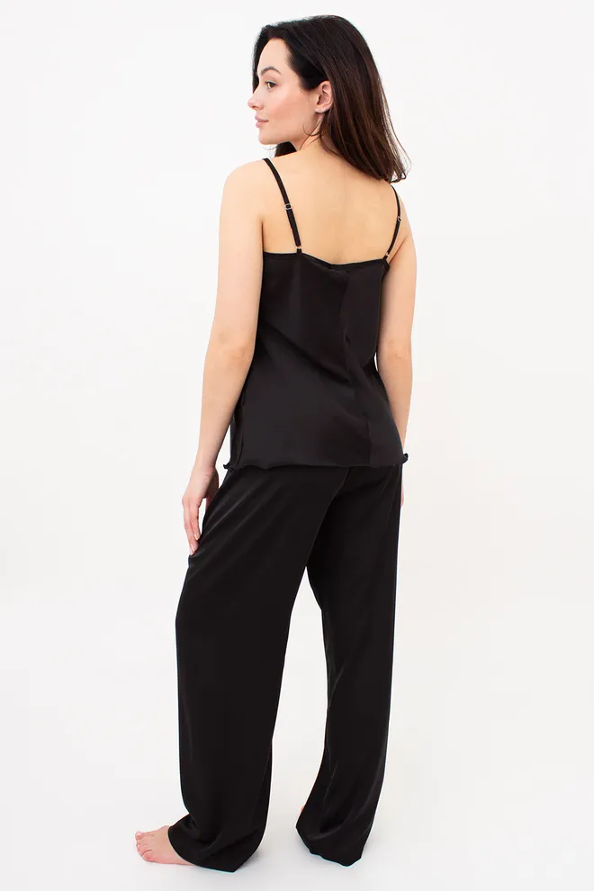 Шелковая пижама HELENA 5009/051 Giulia (black), черный