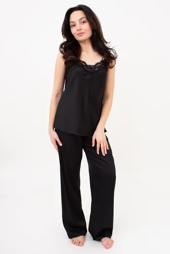 Шелковая пижама HELENA 5009/051 Giulia (black), черный Шелковая пижама HELENA 5009/051 Giulia (black), черный