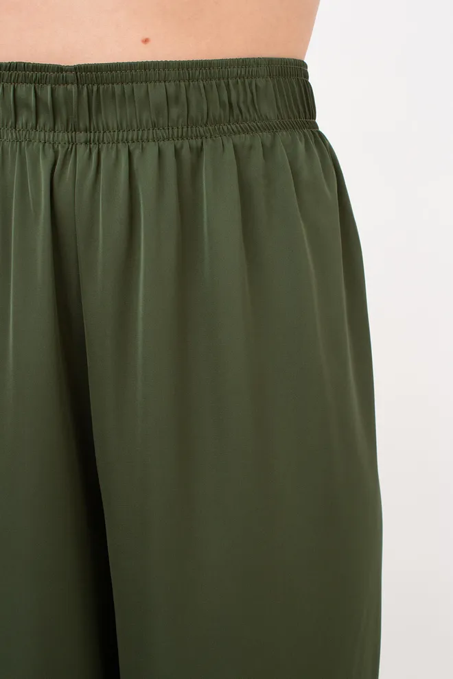 Комплект из шелка (блуза и брюки) HELENA 5901/050 Giulia (forest green), зеленый