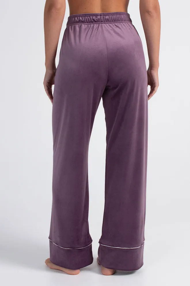 Комплект на запах из велюра SOFT WINTER 5606/080 Giulia (lavender purple), фиолетовый