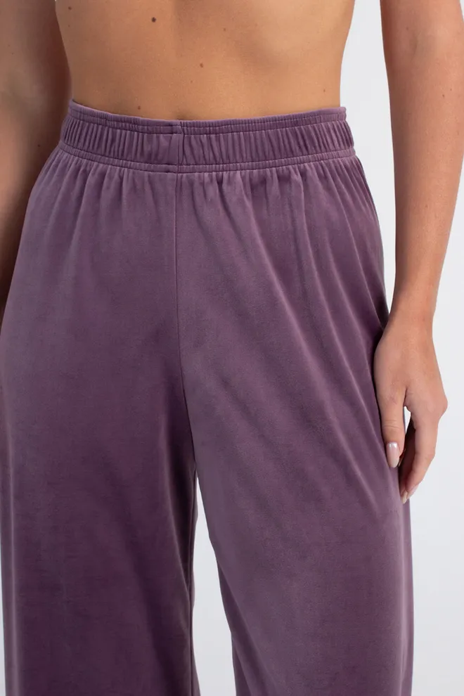 Комплект на запах из велюра SOFT WINTER 5606/080 Giulia (lavender purple), фиолетовый