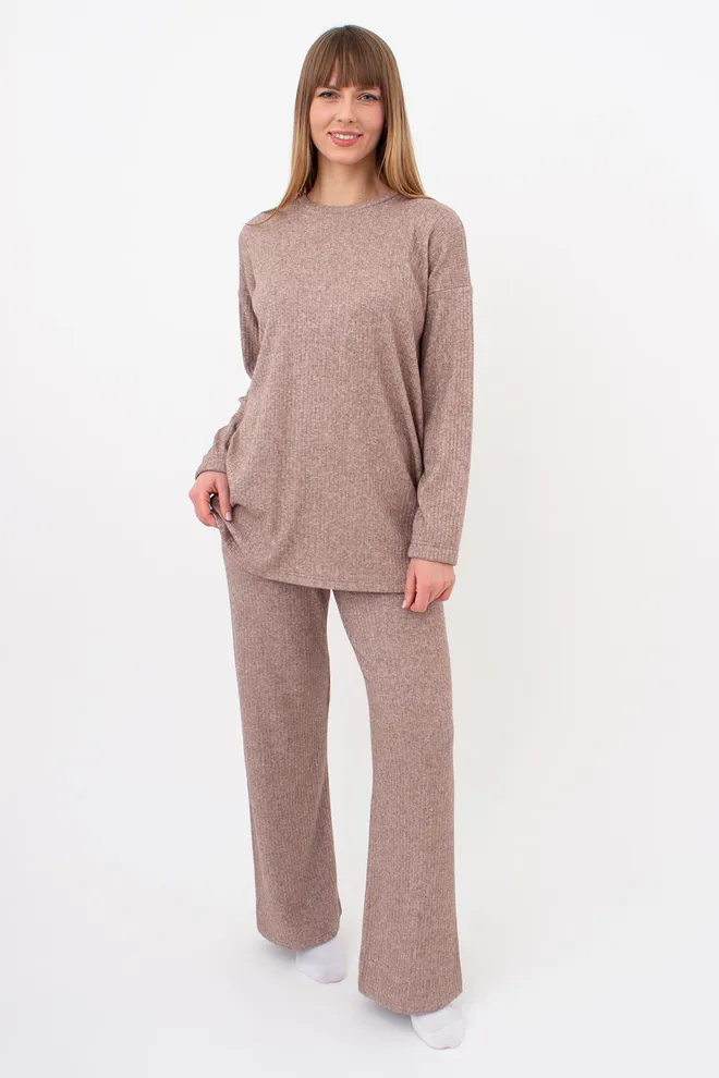 Комплект свободного кроя WARMLY TOUCH 5809/150 Giulia (dark beige melange), бежевый