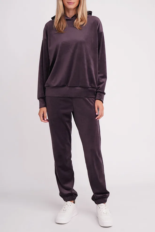 Комплект из велюра SOFT WINTER 5814/080 Giulia (dark lavender), фиолетовый