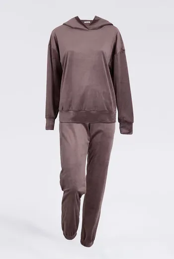 Комплект из велюра SOFT WINTER 5814/080 Giulia (mokko), коричневый Комплект из велюра SOFT WINTER 5814/080 Giulia (mokko), коричневый