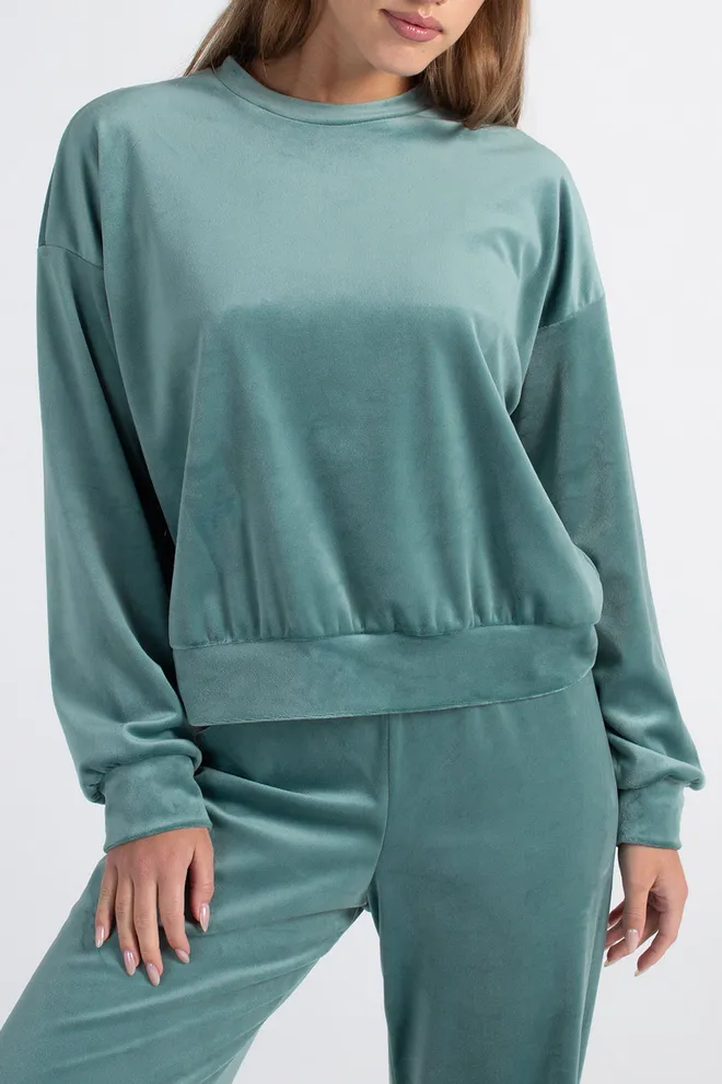 Комплект из велюра SOFT WINTER 5815/080 Giulia (jade green), зеленый