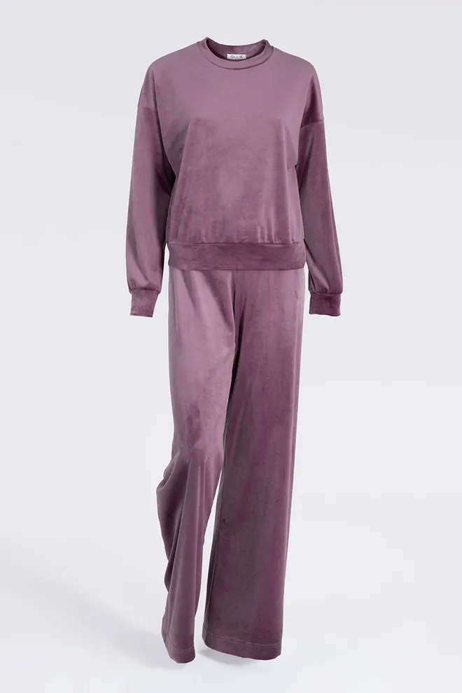 Комплект из велюра SOFT WINTER 5815/080 Giulia (lavender purple), фиолетовый