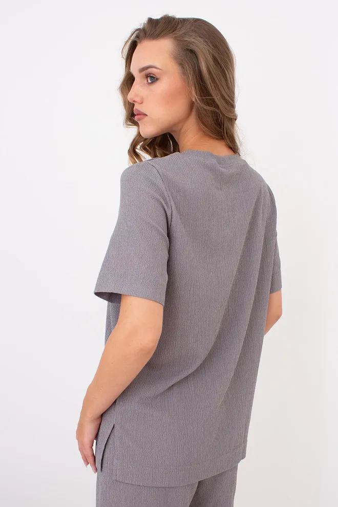 Комплект из жатки (футболка и шорты) RUMPLE RICH 6130/260 Giulia (light grey), серый