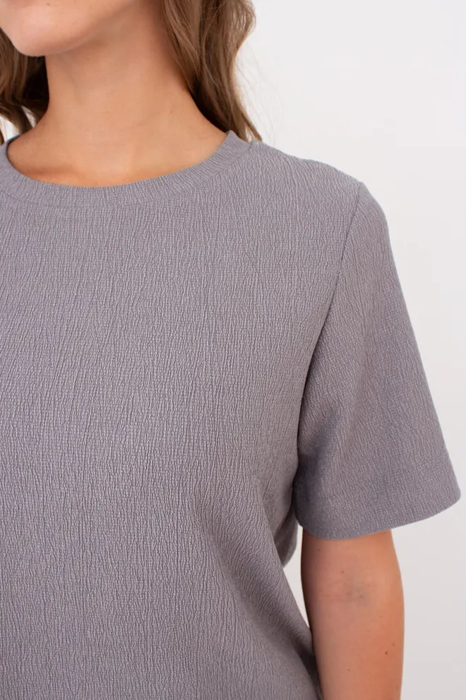 Комплект из жатки (футболка и шорты) RUMPLE RICH 6130/260 Giulia (light grey), серый