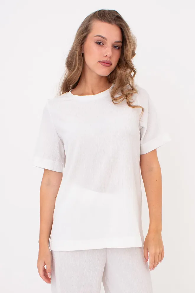 Комплект из жатки (футболка и штаны) RUMPLE RICH 5125/260 Giulia (milk), белый