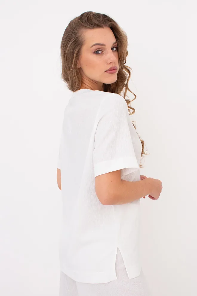 Комплект из жатки (футболка и штаны) RUMPLE RICH 5125/260 Giulia (milk), белый