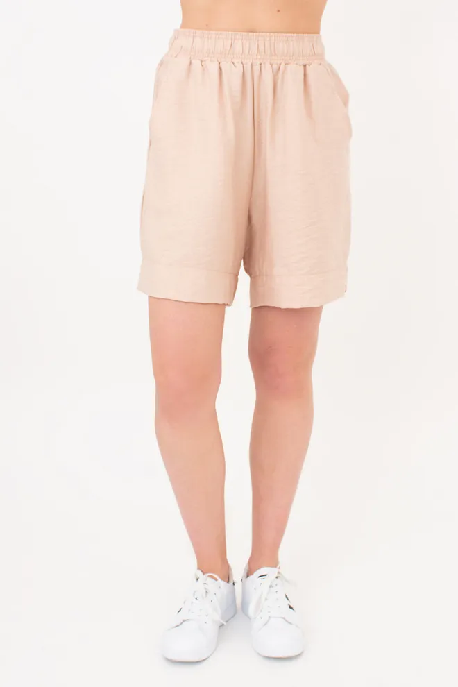 Комплект из жатого льна (рубашка и шорты) VOYAGE 6601/220 Giulia (beige), бежевый