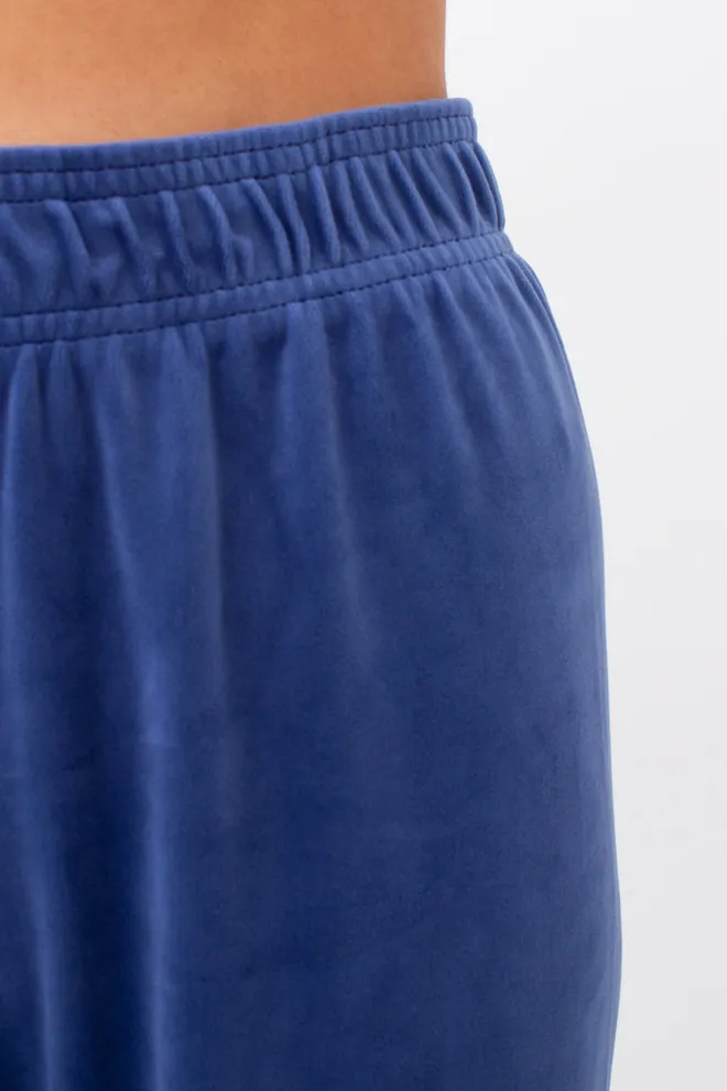 Комплект штаны и кофта на пуговицах с поясом SOFT WINTER 5509/080 Giulia (denim), синий