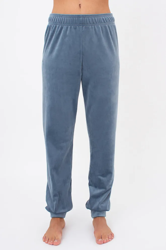 Штаны женские теплые SOFT WINTER 4308/080 Giulia (smoky blue), голубой