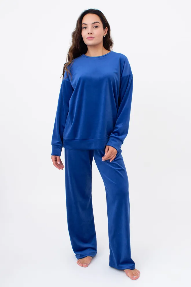 Штаны женские свободного кроя SOFT WINTER 4311/080 Giulia (navy), синий