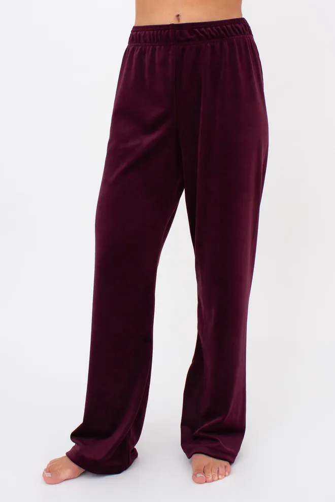 Штани жіночі вільного крою SOFT WINTER 4311/080 Giulia (winery), бордовий