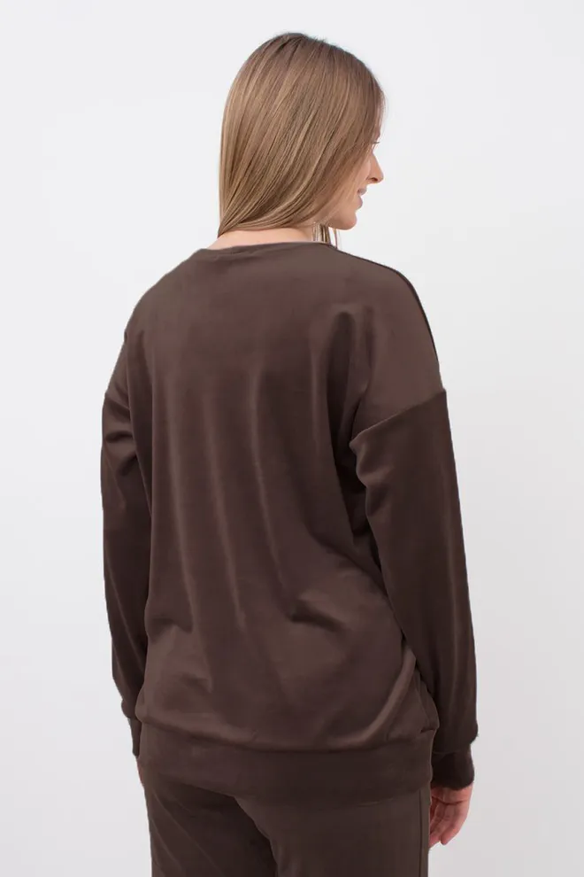 Свитшот женский SOFT WINTER 4405/080 Giulia (brown), коричневый