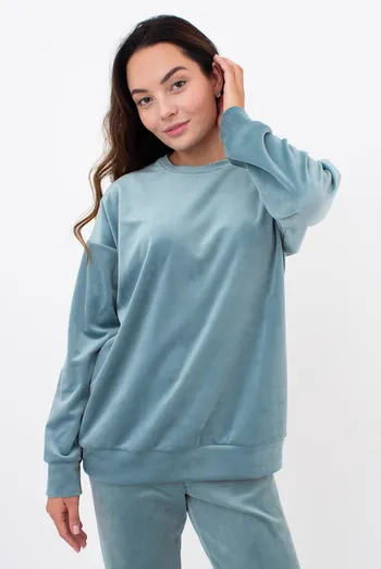 Свитшот женский SOFT WINTER 4405/080 Giulia (mint), зеленый