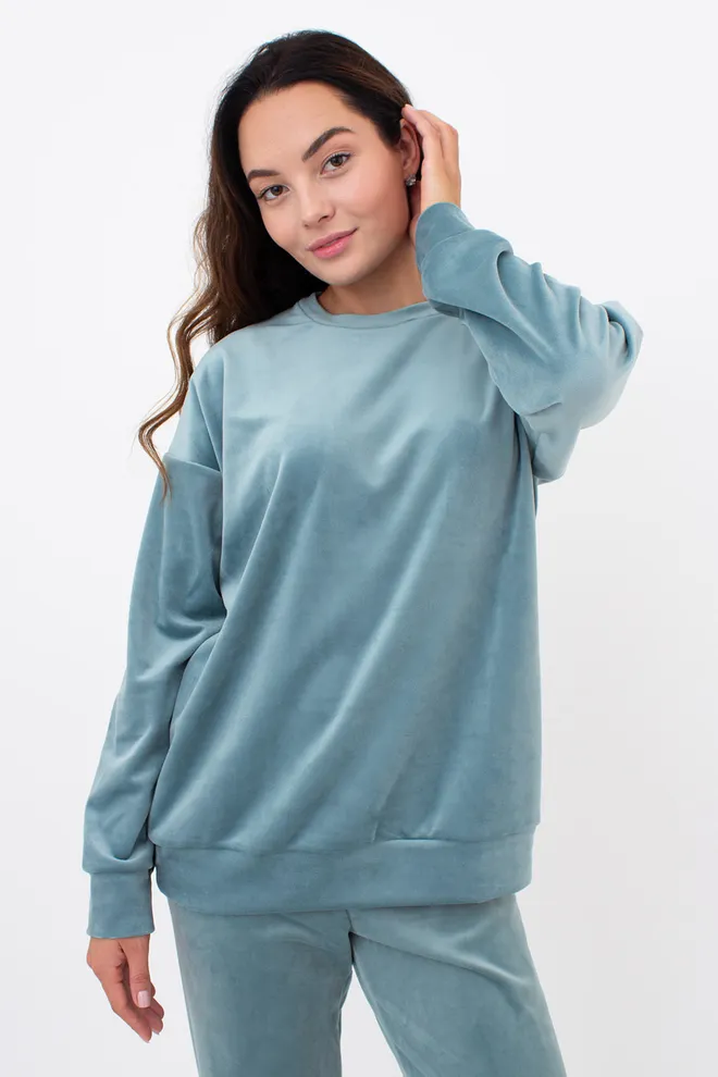Свитшот женский SOFT WINTER 4405/080 Giulia (mint), зеленый