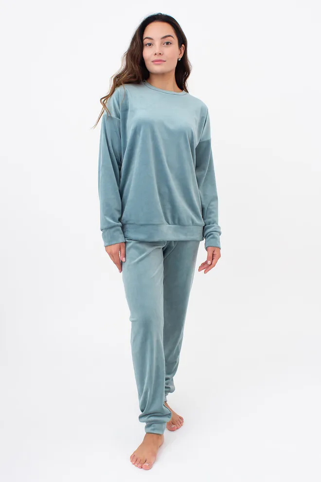 Свитшот женский SOFT WINTER 4405/080 Giulia (mint), зеленый