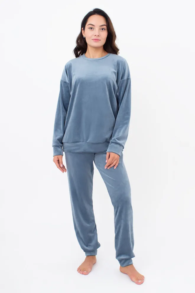 Свитшот женский SOFT WINTER 4405/080 Giulia (smoky blue), голубой