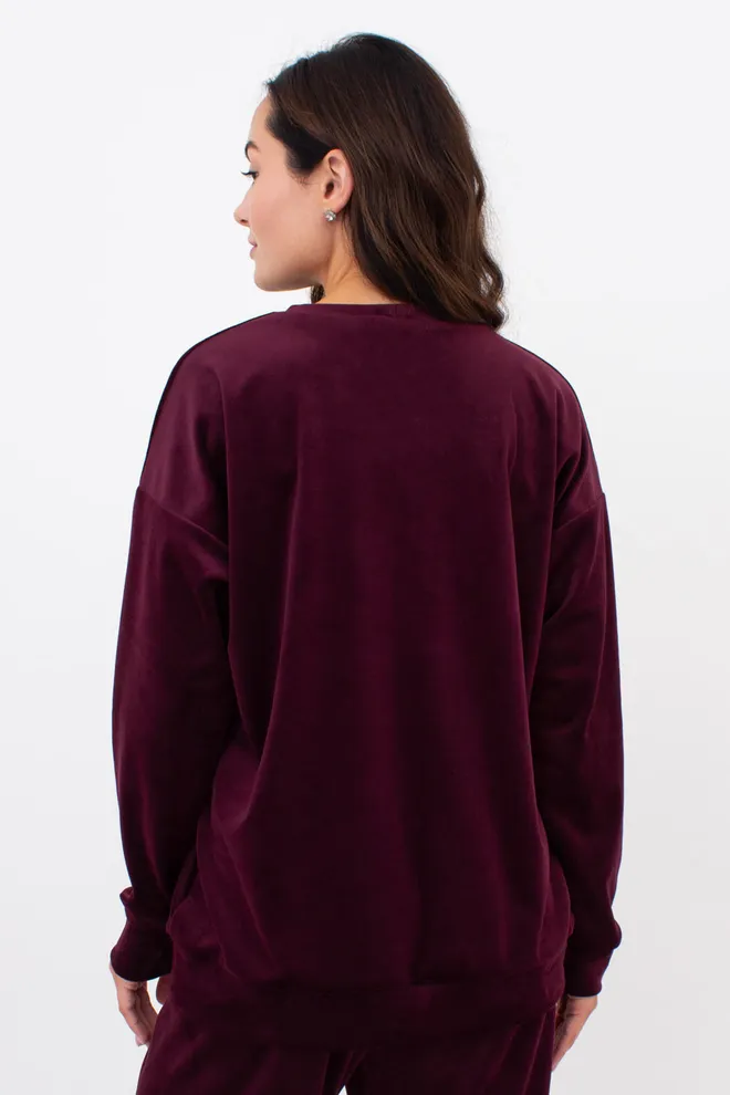 Свитшот женский SOFT WINTER 4405/080 Giulia (winery), бордовый