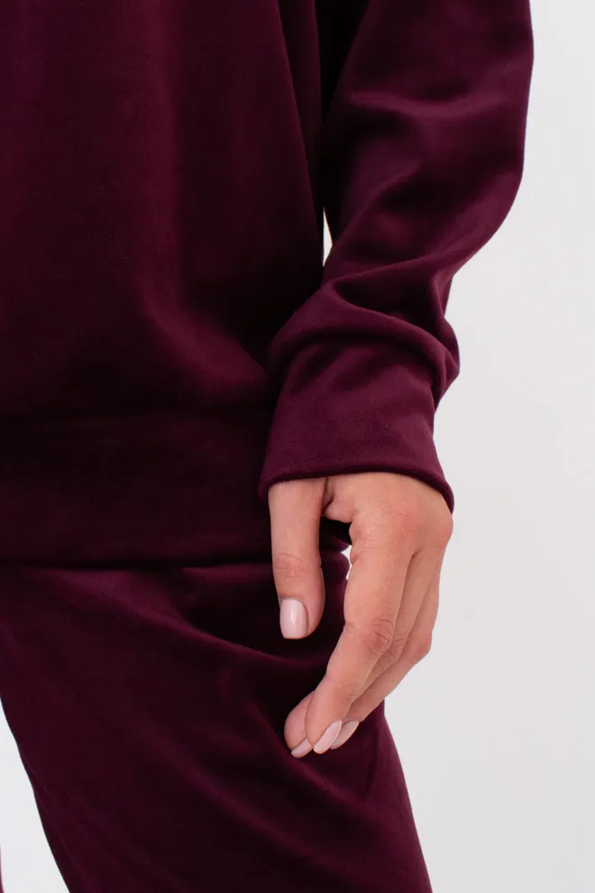 Свитшот женский SOFT WINTER 4405/080 Giulia (winery), бордовый