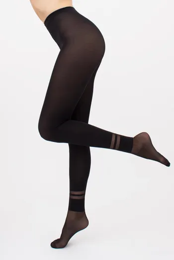 Колготки с геометрическим рисунком Alike 40 den model 1 Giulia (nero) Колготки с геометрическим рисунком Alike 40 den model 1 Giulia (nero)